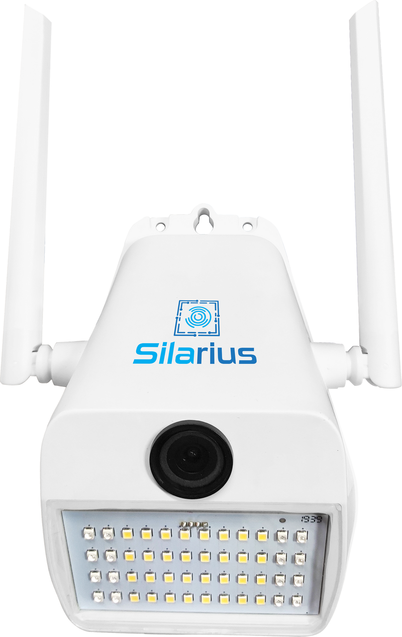 Silarius SIL-LIGHTSWIFI2MP28 WiFi, APP enabled, fixed, 2MP full HD, Alarm lights, Outdoor camera, 2-Way Audio - 2.8mm lens