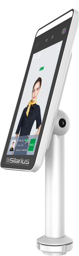 Silarius SIL-FRTEMP 7" Temperature Thermal Terminal with Face Recognition and Mask Detection (Table Stand Included) NDAA Compliant
