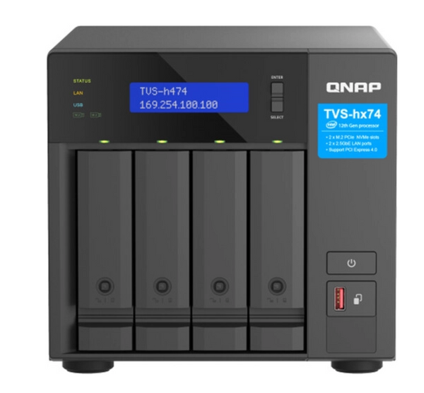 QNAP TVS-H474-PT-8G-US 4-Bay NAS Enclosure