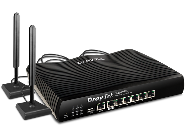 DrayTek Vigor2927L LTE Series 4G LTE Embedded Dual-WAN VPN Firewall Router