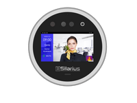 Silarius SIL‐ACCESSTEMP Smart Facial Time Attendance Access Control Terminal with Temperature Measurement , Employee time management Device (NDAA Compliant)