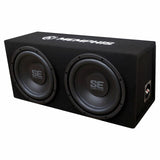 Memphis Audio SE210 Dual 10" Loaded SE Enclosure With SE2000.1DF 500 Watt Amplifier