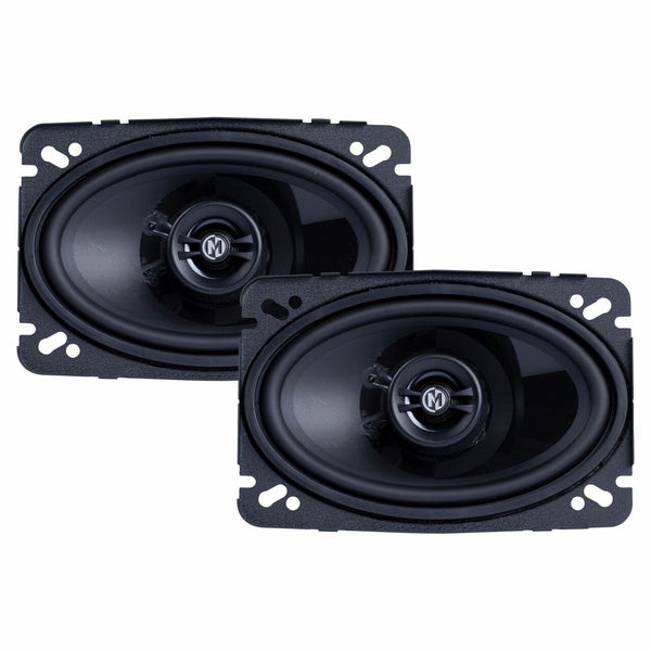 Memphis Audio PRX46 Power Reference Series 4x 6" 2-Way Coaxial Speakers With Swivel Tweeters - Pair