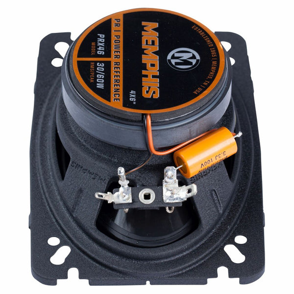 Memphis Audio PRX46 Power Reference Series 4x 6" 2-Way Coaxial Speakers With Swivel Tweeters - Pair