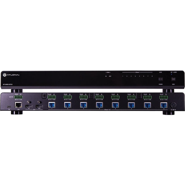 Atlona® AT-UHD-CAT-8 4K/UHD 8-Output HDMI to HDBaseT Distribution Amplifier