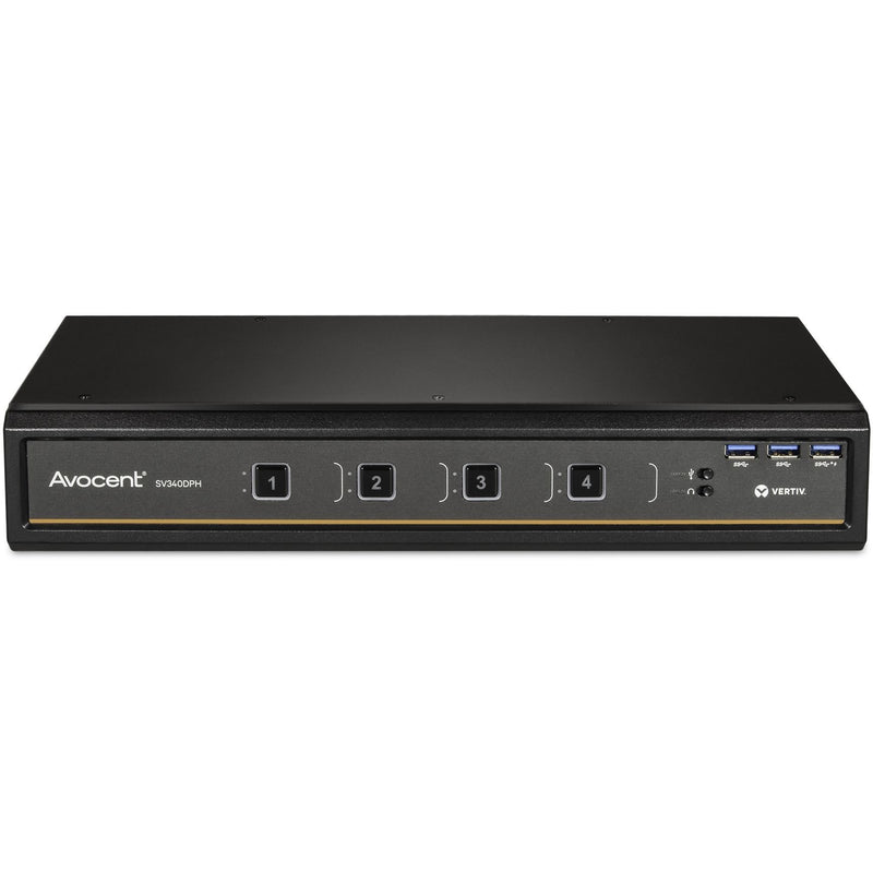 Vertiv SVM140DPH-400 Avocent SwitchView Matrix | 4 Port | DisplayPort | HDMI | DVI-D | TAA Compliant
