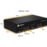 Vertiv LV5020P-001 Dual Monitor, USB, Audio, CATx up to 100m / 330ft