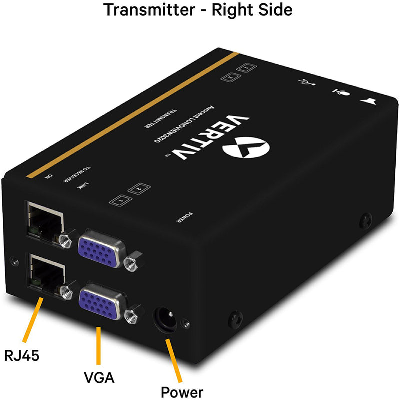 Vertiv LV3020P-001 Avocent LV3000 | IP KVM Extender | Dual VGA, USB, Audio