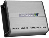 Autotek AYA-1100.2 Alloy Series 1,100-Watt 2-Channel Class AB Amp