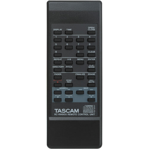 Tascam CD-RW900MKII Professional CD Recorder/Player with Proprietary TEAC Tray-Loading Transport