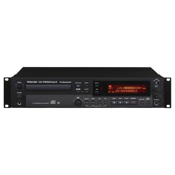 Tascam CD-RW901MKII Professional Balanced CD Recorder/Player with Proprietary TEAC Tray-Loading Transport