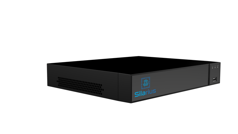Silarius Pro Series SIL-NVRAI164 36-Channels 4K AI NVR Gigabit 12MP Face Recognition, Face comparison, NVR, 4TB HDD