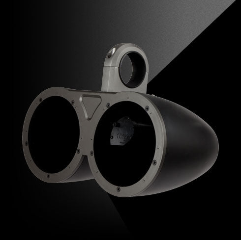 KICKER 12KMTED PAIR OF DUAL 6.5" MARINE ENCLOSURE