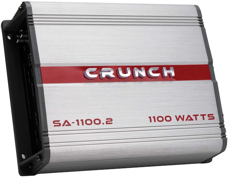Crunch SA-1100.2 Smash Series 1,100-Watt 2-Channel Class AB Amp