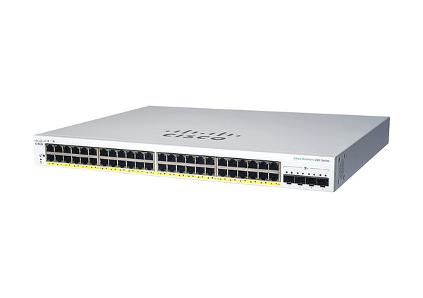 Cisco CBS220-48P-4G 48-Port Gigabit PoE+ Compliant Managed Network Switch with SFP