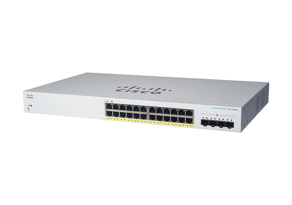 Cisco CBS220-24FP-4X 24-Port Gigabit PoE+ Compliant Managed Network Switch with SFP+