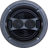 EARTHQUAKE ECS6DUAL  EDGELESS 6.5" IN-CEILING STEREO SPEAKERS DIPOLE/BIPOLE +/- 3DB SWITCHES