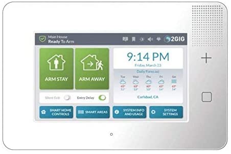 2GIG GC3e-345 Security and Home Automation Panel with Integrated Z-Wave Plus Radio
