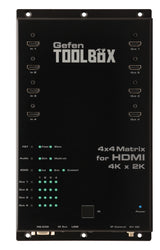 Gefen GTB-HD4K2K-444-BLK ToolBox 4x4 Matrix for HDMI 4K x 2K (Black)
