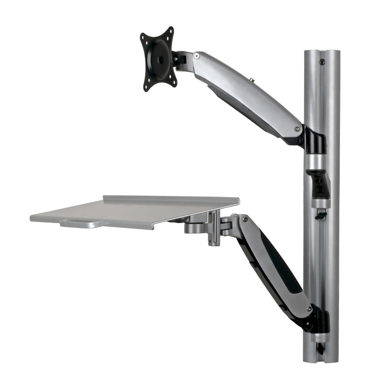 Tripp Lite WWSS1327RWTC Single-Display Sit-Stand Wall-Mount Workstation with Thi