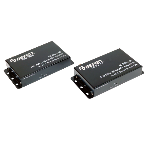 Gefen GTB-UHD600-HBT 4K Ultra HD 600 MHz HDBaseT Extender Set w/ HDR (264')