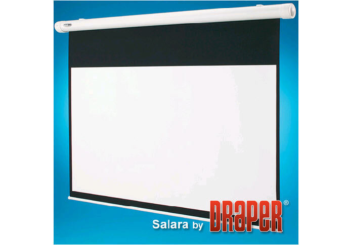Draper 137107 Salara/M Manual Front Projection Screen With Auto Return (52 x 92"