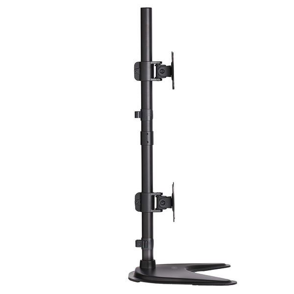 Tripp Lite DDR1527SDC Dual Vertical Flat-Screen Desk Stand/Clamp Mount, 15'-27'