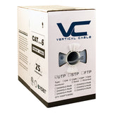 Vertical Cable® 060-490/GY Cat6 550MHz 8 Conductor Cable (1000ft Box | Gray)