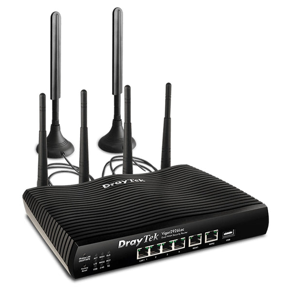 DrayTek Vigor2926Lac 4G LTE Dual-WAN Broadband VPN Firewall Router