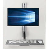 Tripp Lite WWSS1327RWTC Single-Display Sit-Stand Wall-Mount Workstation with Thi