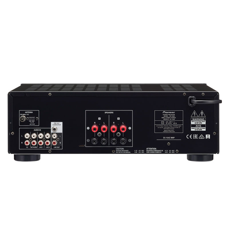 Pioneer SX-10AE Stereo Receiver with Bluetooth® (45 Watts per channel)