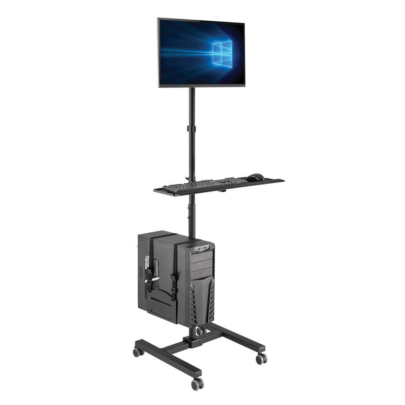 Tripp Lite DMCS1732S Mobile Workstation with Monitor Mount - For 17" to 32"