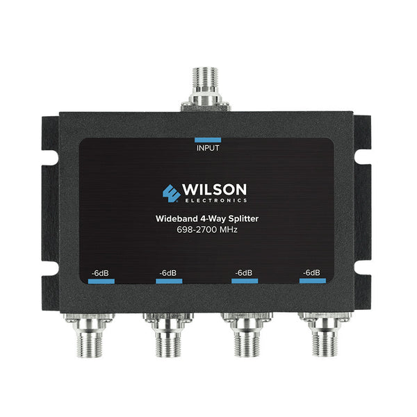 WilsonPro 850036 Wideband 4-Way Splitter with F-Female Connector