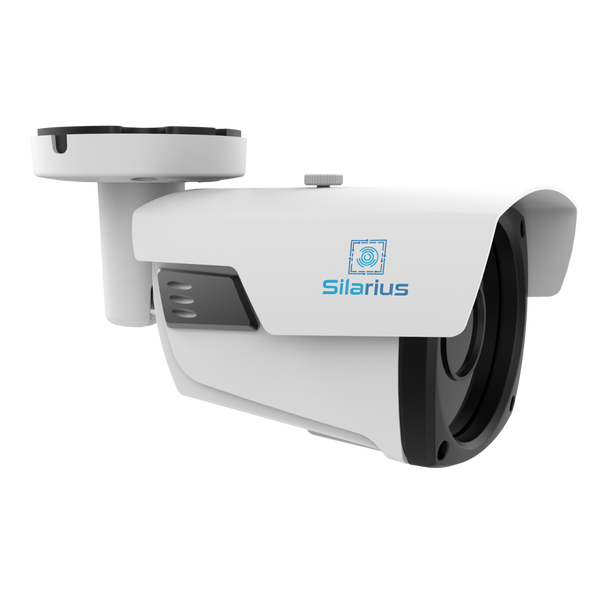 Silarius Pro Series SIL-B5MPAFM AI 5MP Mini Bullet Camera w/ Auto Focus + Built in Audio (NDAA Compliant)