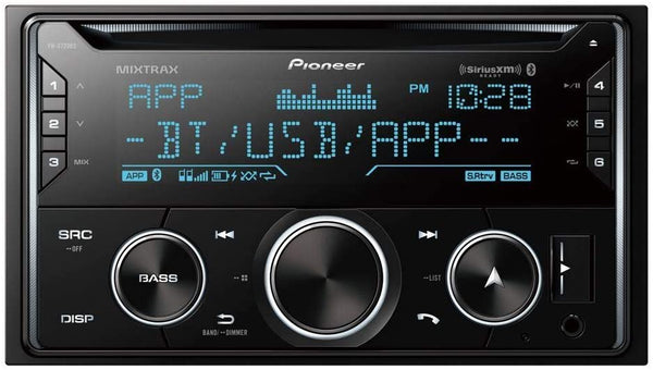 Pioneer FH-S720BS Double-DIN In-Dash CD Receiver w/ Bluetooth and SiriusXM Ready