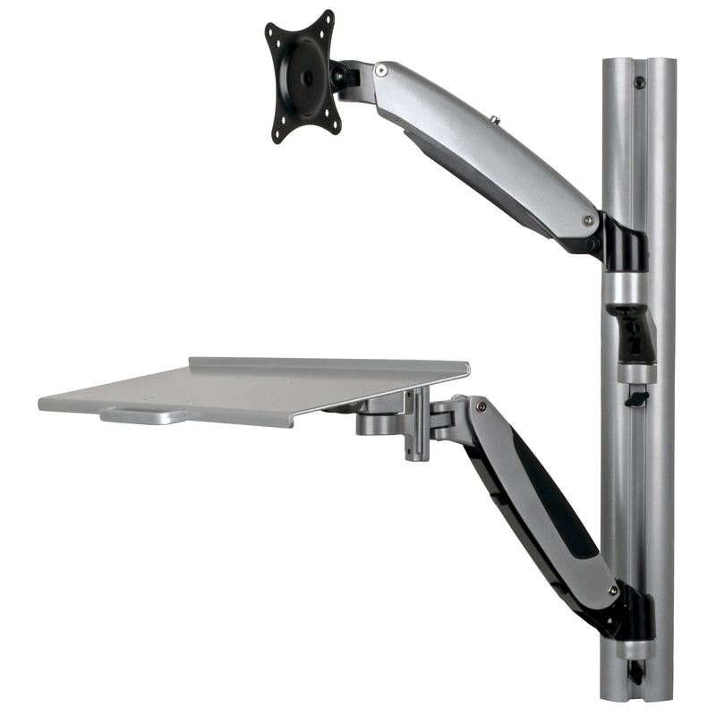 Tripp Lite WWSS1327RWTC Single-Display Sit-Stand Wall-Mount Workstation with Thi