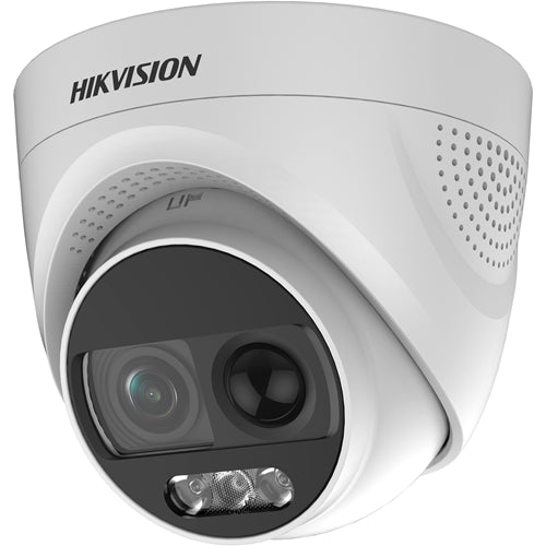 Hikvision DS-2CE72DFT-PIRXOF 2MP ColorVu Fixed Outdoor Turret Camera w/PIR Siren