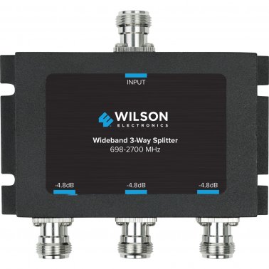 WilsonPro 859980 50-Ohm 3-Way Cellular Signal Splitter with N-Female Connectors