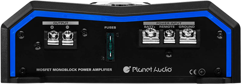 Planet Audio PL1500.1M Pulse Series Monoblock Class AB Amp (1,500 Watts max)