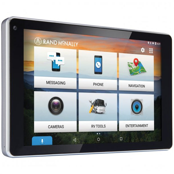 Rand McNally OverDryve 0528018477 7RV GPS w/Built-in Dash Cam, Bluetooth & Lifetime Maps