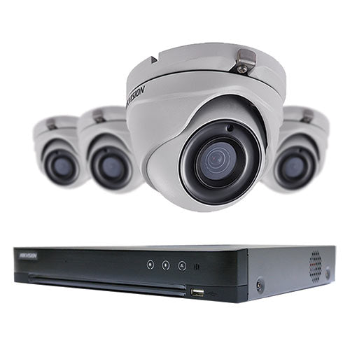 Hikvision T7204U1TA4 4CH PERFORMANCE TURBOHD DVR W/ 1TB HDD & 4-5MP TURRET CAMER