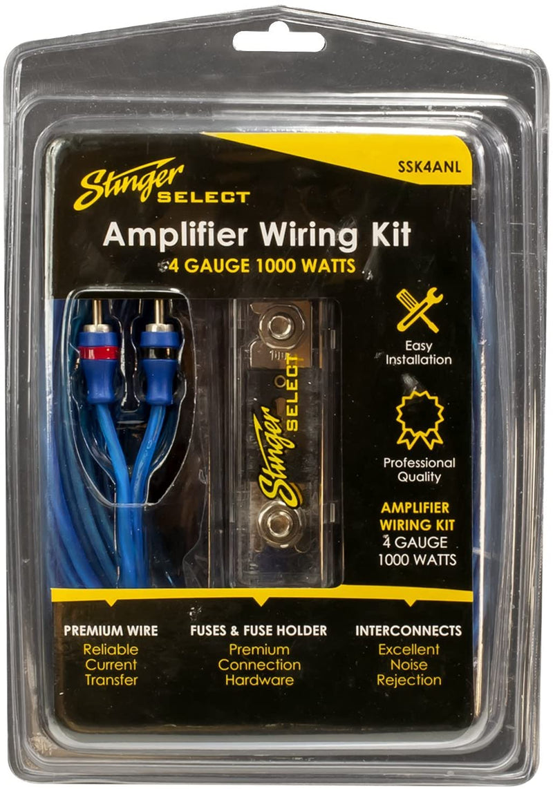Stinger SSK4ANL Kit with Ultra-Flexible Copper-Clad Aluminum Cables (4 Gauge)