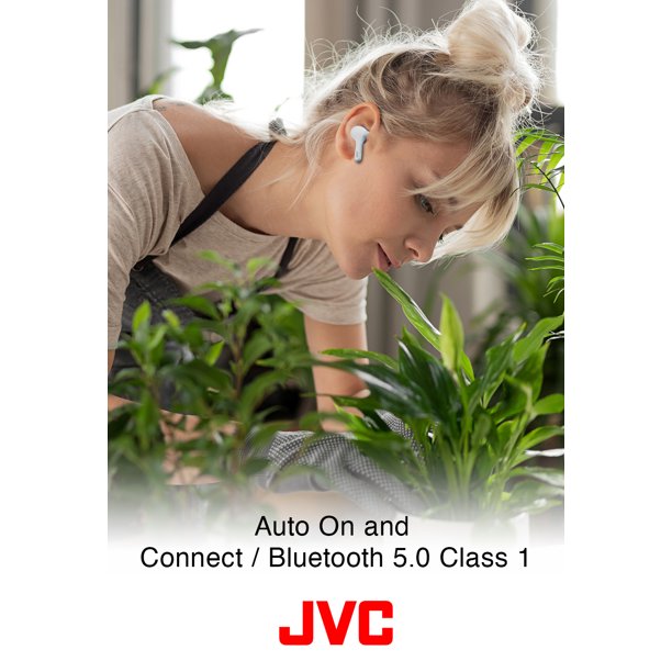 IN STOCK! JVC HA-A8TB In-Ear True Wireless Stereo Bluetooth® Earbuds with Microphone and Charging Case (Black)