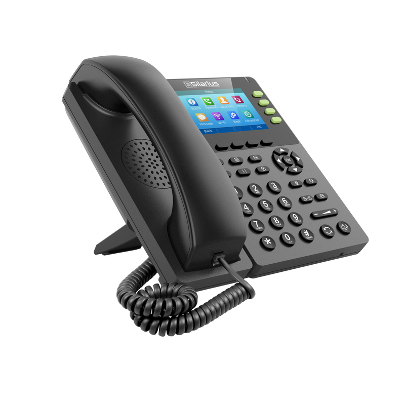 Silarius SILCIPP8SPW Enterprise Gigabit IPS Color Screen IP Phone