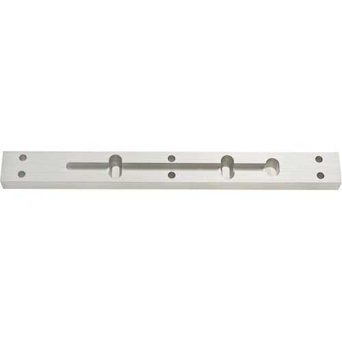 Alarm Controls AM3305 Single Drop Down Plate, 5/8" Spacer for 600LB Lock, Clear Anodized