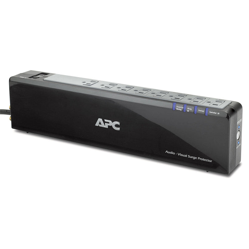 APC® P8VNTG Power-Saving A/V Surge Protector 8 Outlet w/ Phone/Network/Coax Protection, 120V