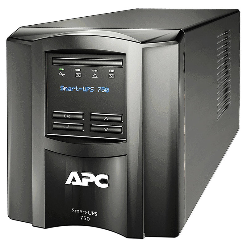 APC SMT750C Smart-UPS 120V 750VA LCD Backup Battery & Surge Protector with SmartConnect