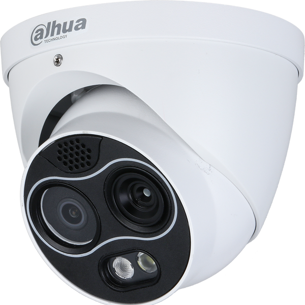 Dahua DH-TPC-DF1241N-D2F2 256 x 192 Hybrid Thermal Network Eyeball Camera, 2mm, Visible-light 2mm