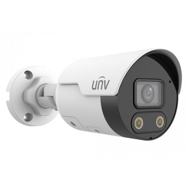 Uniview IPC2124SB-ADF28KMC-I0 4 Megapixel HD Light and Audible Warning Fixed Bullet Network Camera with 2.8mm Lens