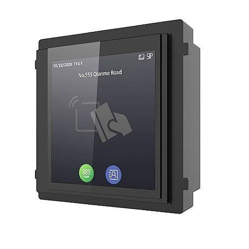 Hikvision DS-KD-TDM Multi-Functional Video Intercom Touch Display Module with Mifare Card Reader and 4" Touch Screen